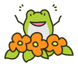Keko the frog "frog's spring" sticker #9969833