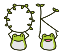 Keko the frog "frog's spring" sticker #9969834