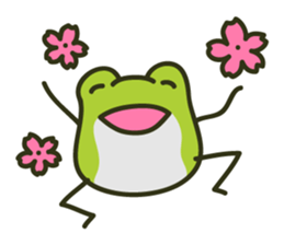 Keko the frog "frog's spring" sticker #9969836