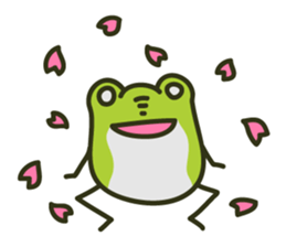 Keko the frog "frog's spring" sticker #9969838