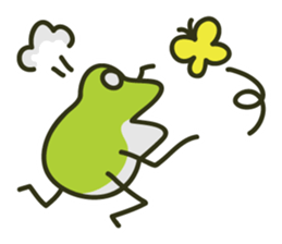 Keko the frog "frog's spring" sticker #9969858
