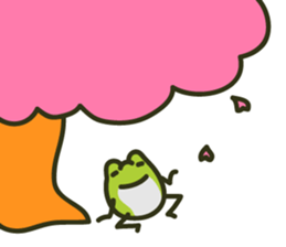 Keko the frog "frog's spring" sticker #9969860