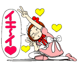 Castor bean-chan 30 maid Hen sticker #9969999