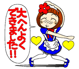 Castor bean-chan 30 maid Hen sticker #9970002