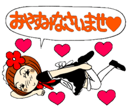 Castor bean-chan 30 maid Hen sticker #9970031