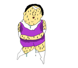 Love and fat warriors MAN sticker #9970175