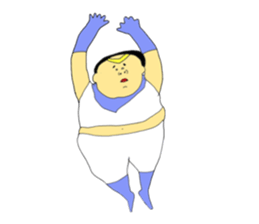 Love and fat warriors MAN sticker #9970186