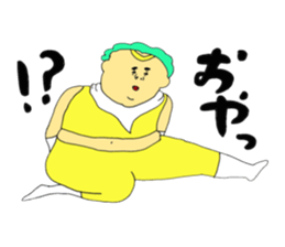 Love and fat warriors MAN sticker #9970191