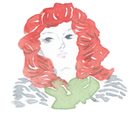 Many different faces 2 sticker #9970236