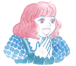 Many different faces 2 sticker #9970240