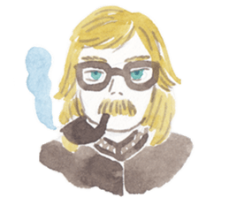 Many different faces 2 sticker #9970241