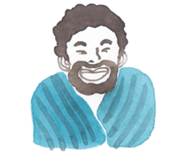 Many different faces 2 sticker #9970243