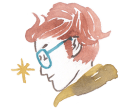 Many different faces 2 sticker #9970244