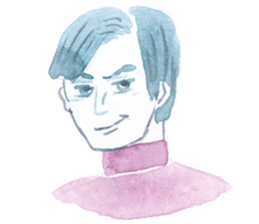 Many different faces 2 sticker #9970246