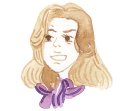 Many different faces 2 sticker #9970253