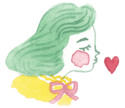 Many different faces 2 sticker #9970266