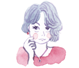 Many different faces 2 sticker #9970270