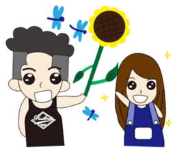 Couple noisy articles sticker #9970445