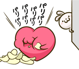 Mystery too Heart(Mystery too rabbit 5) sticker #9970482