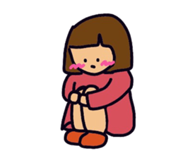 Girl&Animal Sticker sticker #9970595