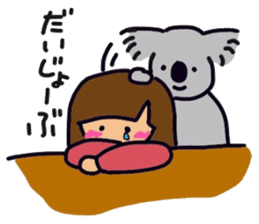 Girl&Animal Sticker sticker #9970609