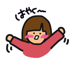 Girl&Animal Sticker sticker #9970617