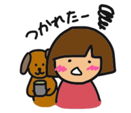 Girl&Animal Sticker sticker #9970630