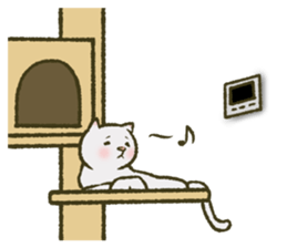 Easily Scared Cat sticker #9971280