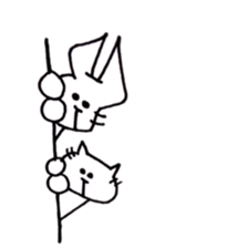 monochrome animals. sticker #9971967