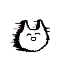 monochrome animals. sticker #9971979