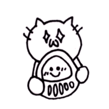 monochrome animals. sticker #9971981