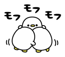 Birds carefree behavior sticker #9972047