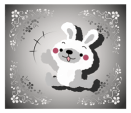Rabbit cute plumply sticker #9973034