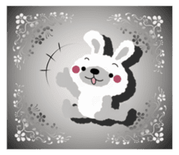 Rabbit cute plumply sticker #9973034