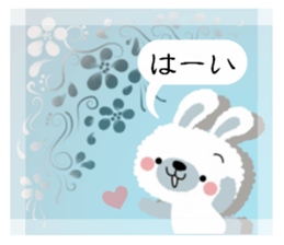 Rabbit cute plumply sticker #9973039