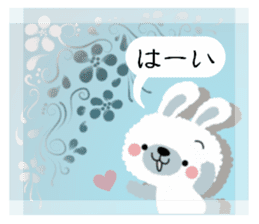 Rabbit cute plumply sticker #9973039