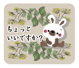 Rabbit cute plumply sticker #9973045