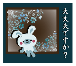 Rabbit cute plumply sticker #9973046