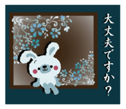 Rabbit cute plumply sticker #9973046
