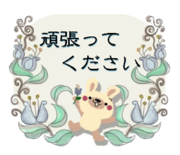 Rabbit cute plumply sticker #9973050