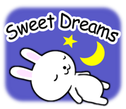 PonTaro's white rabbit 2 (English Ver.) sticker #9973113