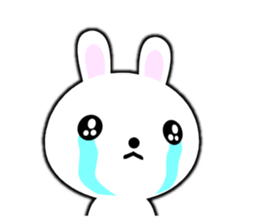 PonTaro's white rabbit 2 (English Ver.) sticker #9973136