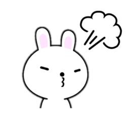 PonTaro's white rabbit 2 (English Ver.) sticker #9973137