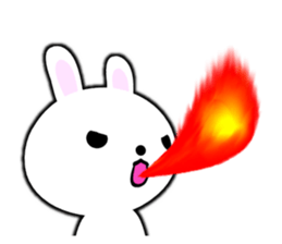 PonTaro's white rabbit 2 (English Ver.) sticker #9973138