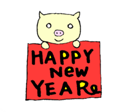 four mysterious daily life sticker sticker #9973388