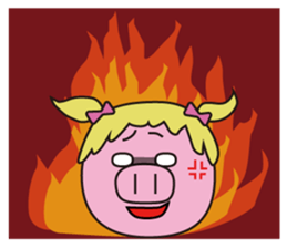 This is not a pig .. ordinary pig sticker #9974127