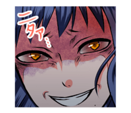 The badly-bruised devil sticker #9975225