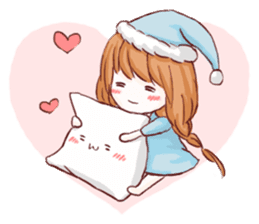 Pillow Girl sticker #9975592