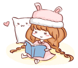 Pillow Girl sticker #9975618