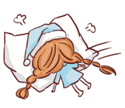 Pillow Girl sticker #9975620
